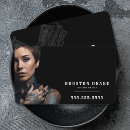 Search for goth business cards Black and white
