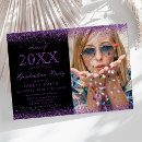 Search for glitter graduation invitations Modern
