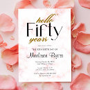 Search for marble birthday invitations Black and gold