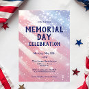 Recherche de memorial day party invitations Drapeau américain