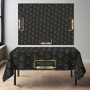 Search for black and gold tablecloths Pattern