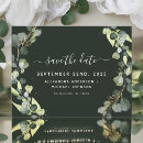 Search for succulent save the dates Green and white