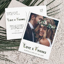 Recherche de destination wedding thank you cards Élégant