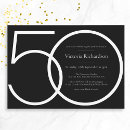 Search for classy 50th birthday invitations Modern