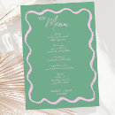 Search for retro wedding menus Handwritten