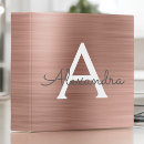 Recherche de rose gold classeurs Girly