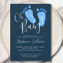 Search for navy baby shower invitations Typography