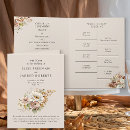 Search for rustic wedding programs Order of ceremony