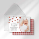 Search for sweet 1st birthday invitations Strawberries