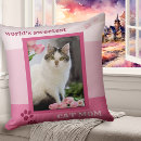 Recherche de maman chat coussins Rose