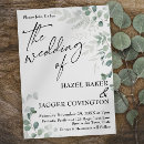 Search for simple greenery wedding invitations Typography