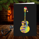Recherche de musical christmas cards Guitare
