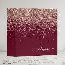 Search for gold glitter binders Girly