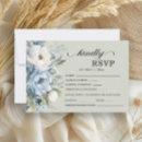 Search for dusty blue rsvp cards Typography