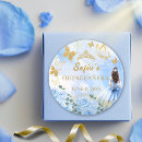 Search for blue quinceanera stickers Butterfly