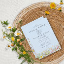 Recherche de bleu lavande mariage invitations Feuillage bohème vintage rustique