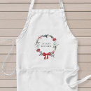 Search for mistletoe aprons Poinsettia