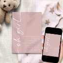 Recherche de minimalist baby girl shower invitations Pour tous