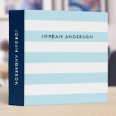 Search for blue stripes binders Modern