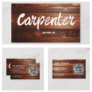 Search for masculine business cards Carpentry