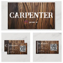 Search for masculine business cards Carpentry