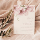 Search for pink watercolor wedding invitations Modern