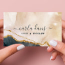 Search for black and gold marble business cards Makeup artist