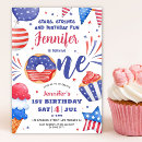 Search for patriotic 1st birthday invitations Turning one