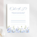 Search for blue bridal shower games Calligraphy