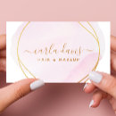 Recherche de couleur or cartes visite Élégant