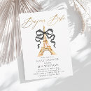 Search for paris baby shower invitations Gold glitter