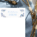 Search for blue bird return address labels Butterfly