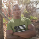 Search for black and white american flag clothing Military