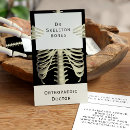 Search for orthopedic doctor business cards Skeleton
