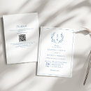 Search for blue daisy wedding invitations Qr code
