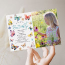 Search for butterfly photo invitations Our little butterfly