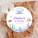 Search for mermaid birthday party stickers Our little mermaid