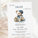 Search for sailor baby shower invitations Navy blue