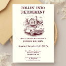 Search for retirement for men invitations Vintage