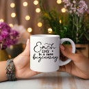 Search for a new beginning mugs Motivational