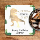 Search for dinosaur coasters Watercolor