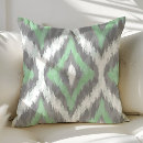 Search for green and grey pillows Pattern