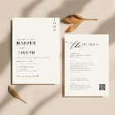 Search for elegant summer wedding invitations With qr code