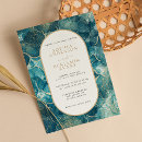 Search for turquoise gold wedding invitations Trendy