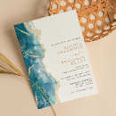 Search for turquoise gold wedding invitations Trendy