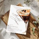 Search for brown bridal shower invitations Espresso martini