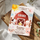 Search for barnyard 1st birthday invitations Cute