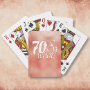 Search for 70th birthday playing cards Humour
