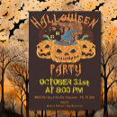 Search for pumpkin faces invitations Horror