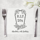 Search for halloween paper napkins Rip 20s